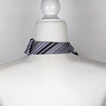 Load image into Gallery viewer, Women&#39;s Skinny Ascot In Grey And Lavendar
