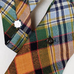 Load image into Gallery viewer, Ascot Scarf In An Orange And Green Dundee Tartan Print
