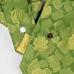 Load image into Gallery viewer, Women&#39;s Ascot Scarf In A Retro Lemon And Lime Floral Print.
