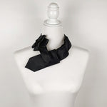 Load image into Gallery viewer, Women&#39;s Skinny Ascot Scarf In Black
