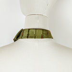 Load image into Gallery viewer, Ascot Scarf In Chartreuse Retro Print
