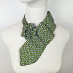 Load image into Gallery viewer, Ascot Scarf In A Green Dragonfly And Butterfly Print
