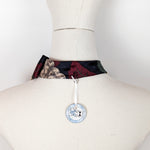 Load image into Gallery viewer, Ascot Scarf In A Leaves And Berries Print
