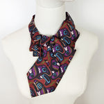 Load image into Gallery viewer, Ascot Scarf In A Multi-Colored Tribal Print
