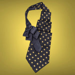 Load image into Gallery viewer, Men&#39;s Ascot In Grey and Gold
