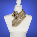 Load image into Gallery viewer, Ascot Scarf In A Beige Argyle Print
