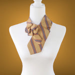 Load image into Gallery viewer, Women&#39;s Ascot in Mustard and Black Stripes

