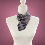 Load image into Gallery viewer, Ascot Scarf In Pale Pink With Multi Colored Diamond Print
