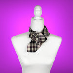 Load image into Gallery viewer, Ascot Scarf In A Cream Macpherson Tartan Print
