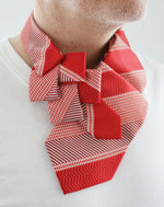 Load image into Gallery viewer, red striped ascot
