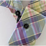 Load image into Gallery viewer, Ascot Scarf In Multi Colored Plaid Print.
