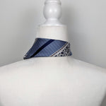 Load image into Gallery viewer, Ascot Scarf In Blue Retro Print.

