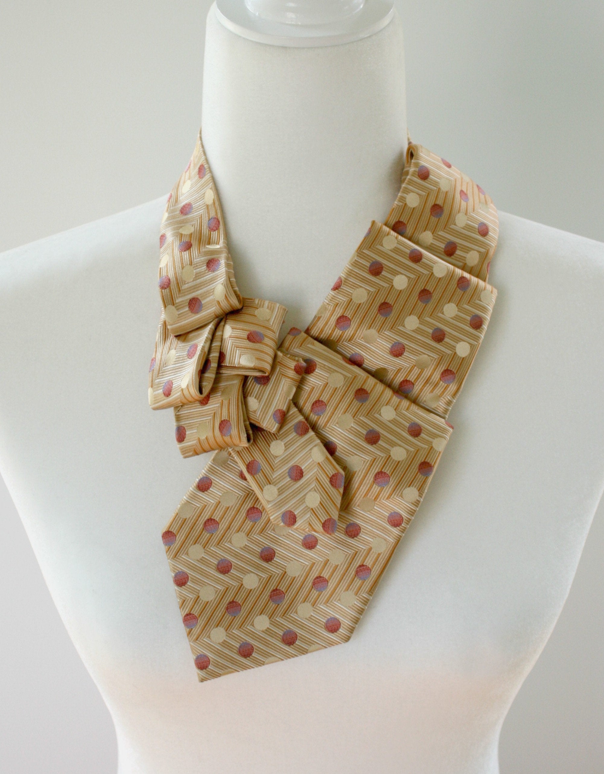 Unisex Silk Scarf - Neck Tie Scarf - Eco Scarf - Ascot Tie - Business Fashion - Work Wear Women. 104