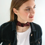 Load image into Gallery viewer, burgundy choker
