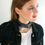 Load image into Gallery viewer, blue retro choker
