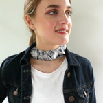 Load image into Gallery viewer, grey plaid adjustable choker
