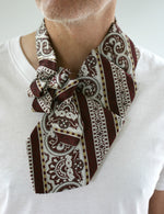 Load image into Gallery viewer, men&#39;s ascot in burgundy
