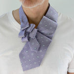 Load image into Gallery viewer, Lilac paisley ascot
