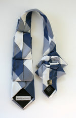 Load image into Gallery viewer, blue gingham ascot
