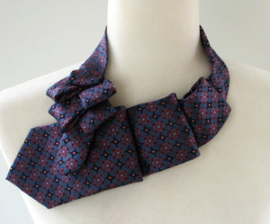 Women's Purple Ascot scarf